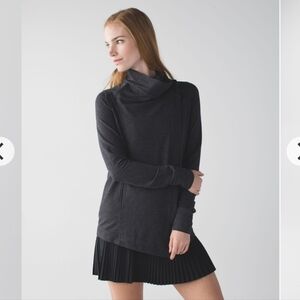 Lululemon Coast Wrap sweater size 6 gray